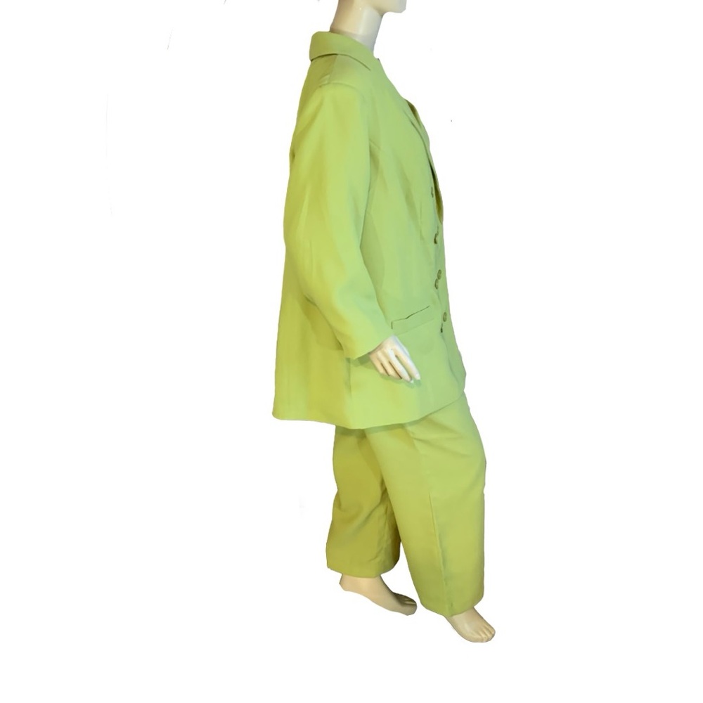 JESSICA LONDON AVOCADO GREEN PANT SUIT (16) - Picture 3 of 13